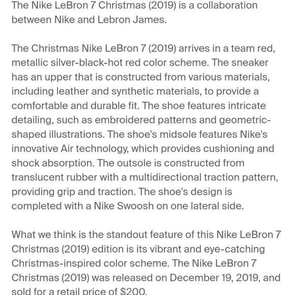 Nike LeBron Christmas (2019) - Picture 11 of 11